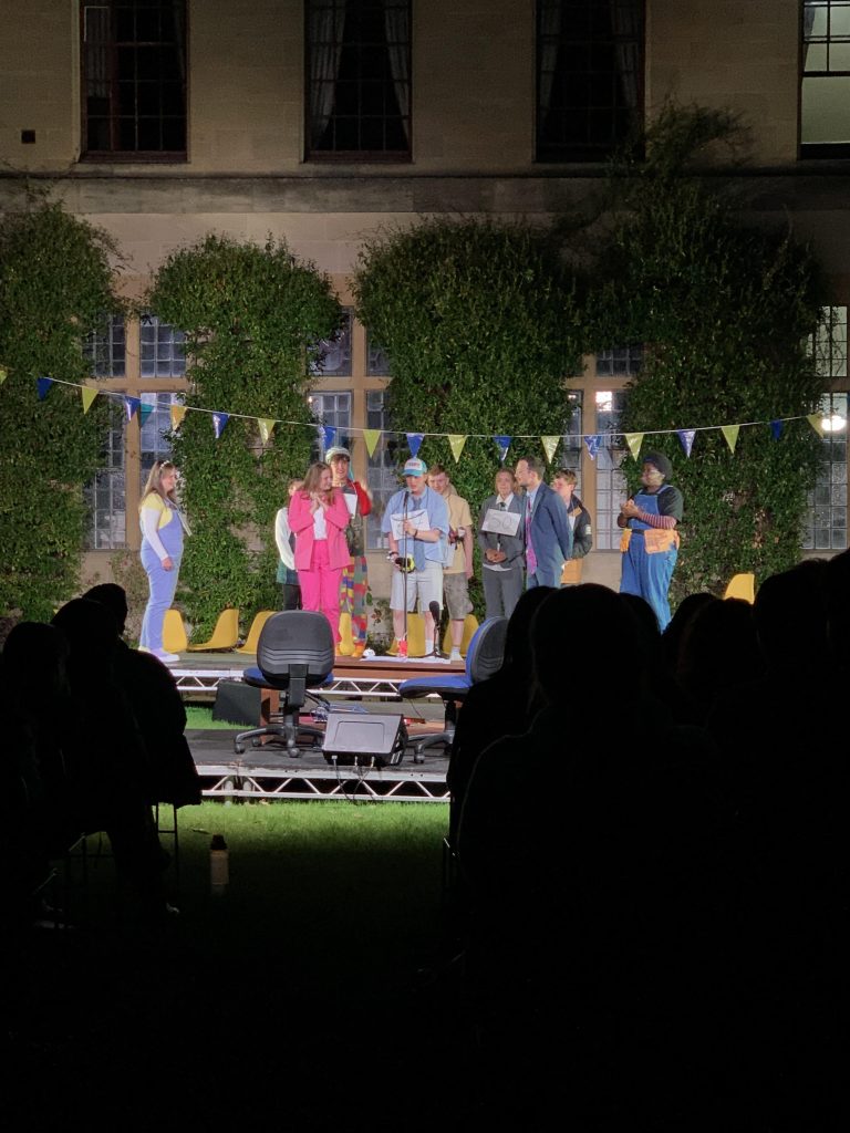 The 25th Annual Putnam County Spelling Bee (2023) by Orli Wilkins Outdoor performance of The 25th Annual Putnam County Spelling Bee (2023)